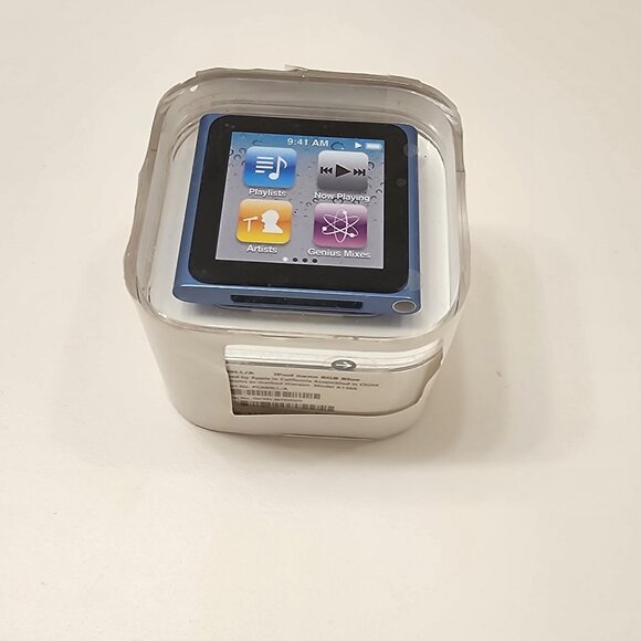 Apple iPod Nano 8GB Blue Model A1366 6th Generation New In Box! - Picture 1 of 5